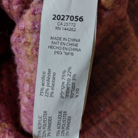 Dex  Space Dyed Button Detail Sweater Women's XL. - Picture 5 of 7